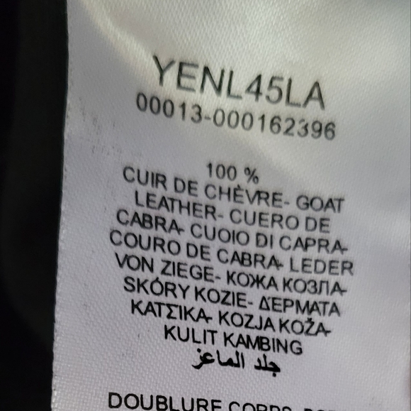 NAF NAF Paris Goat Suede Western Jacket Fringe Back & Sleeves Asymmetrical Zip - Picture 9 of 11